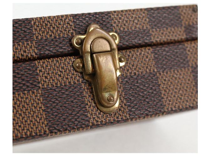 LOUIS VUITTON Damier Ebene Watch case Accessory Case LV Auth 135442SV - view 17