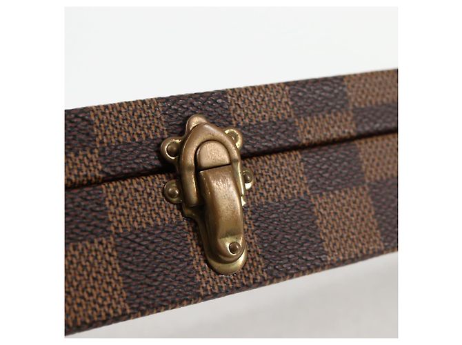 LOUIS VUITTON Damier Ebene Watch case Accessory Case LV Auth 135442SV - view 18