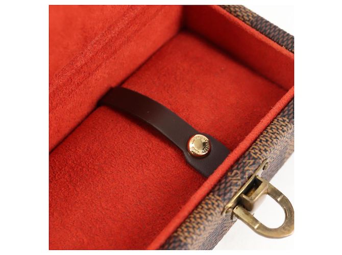 LOUIS VUITTON Damier Ebene Watch case Accessory Case LV Auth 135442SV - view 24