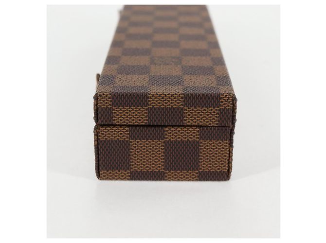 LOUIS VUITTON Damier Ebene Watch case Accessory Case LV Auth 135442SV - view 3