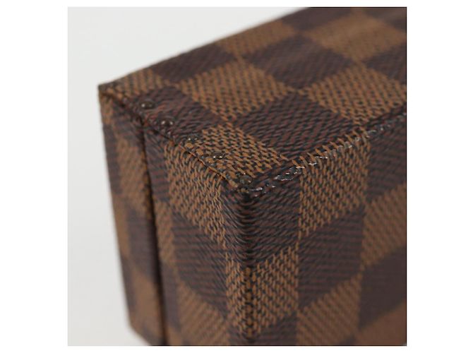 LOUIS VUITTON Damier Ebene Watch case Accessory Case LV Auth 135442SV - view 7