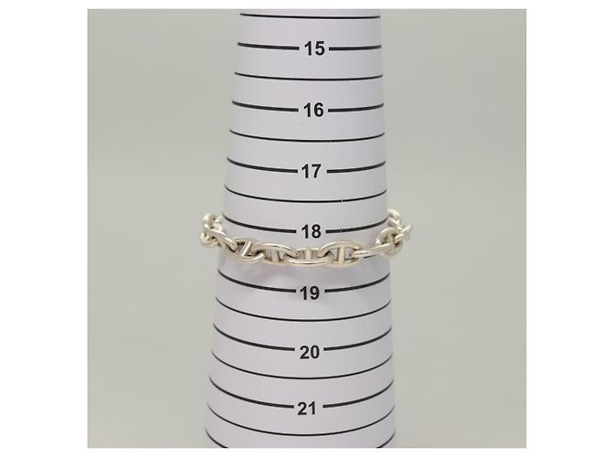 Hermès HERMES Chene Dunkle MM Bracciale Ag925 17 Link Argento Auth 135953SM - vista 11
