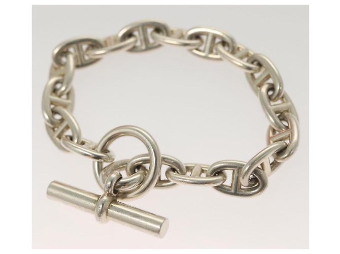 Hermès HERMES Chene Dunkle MM Bracciale Ag925 17 Link Argento Auth 135953SM - vista 5