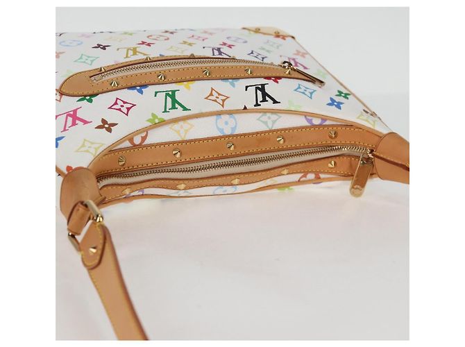 LOUIS VUITTON Borsa Boulogne Monogram Multicolore Bianca M92660 Auth 134950SAV Bianco - vista 14
