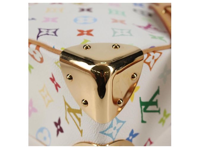 LOUIS VUITTON Borsa Boulogne Monogram Multicolore Bianca M92660 Auth 134950SAV Bianco - vista 19