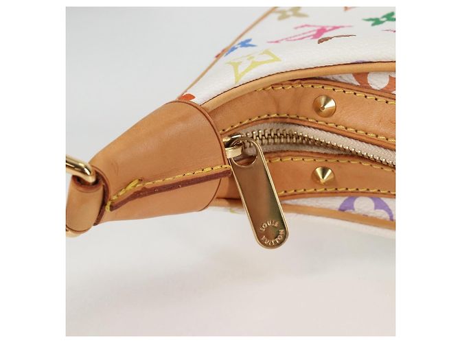 LOUIS VUITTON Borsa Boulogne Monogram Multicolore Bianca M92660 Auth 134950SAV Bianco - vista 20