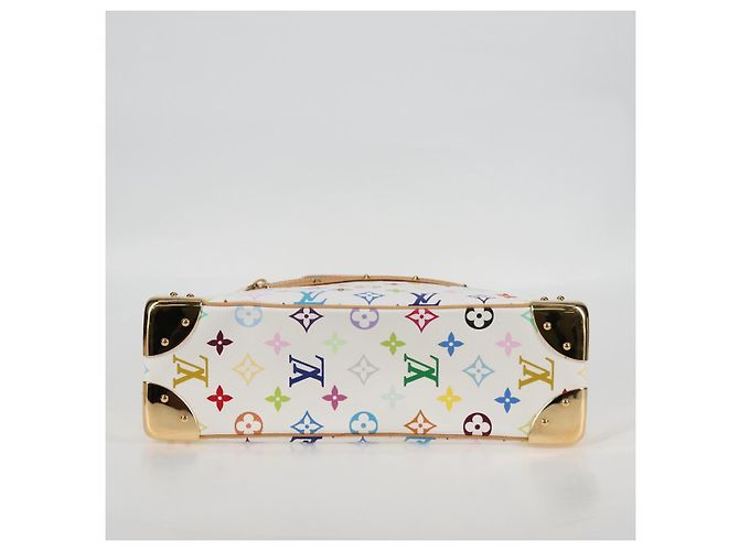 LOUIS VUITTON Borsa Boulogne Monogram Multicolore Bianca M92660 Auth 134950SAV Bianco - vista 6