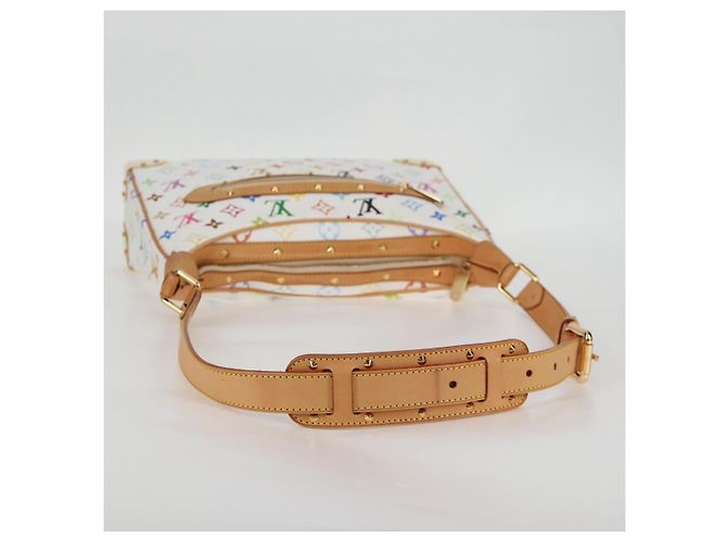LOUIS VUITTON Borsa Boulogne Monogram Multicolore Bianca M92660 Auth 134950SAV Bianco - vista 7