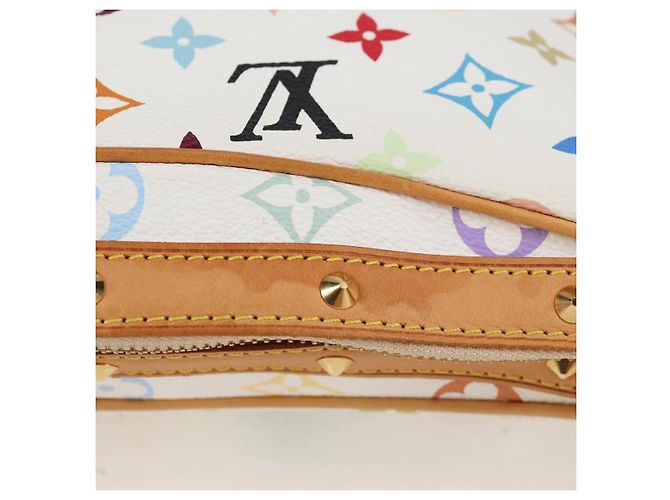 LOUIS VUITTON Borsa Boulogne Monogram Multicolore Bianca M92660 Auth 134950SAV Bianco - vista 9