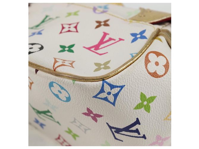 LOUIS VUITTON Schultertasche Marilyn Monogramm Multicolor Weiß M40206 Auth 138531SAV - Ansicht 18