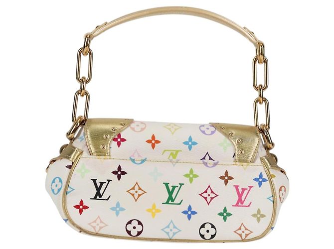 LOUIS VUITTON Schultertasche Marilyn Monogramm Multicolor Weiß M40206 Auth 138531SAV - Ansicht 2