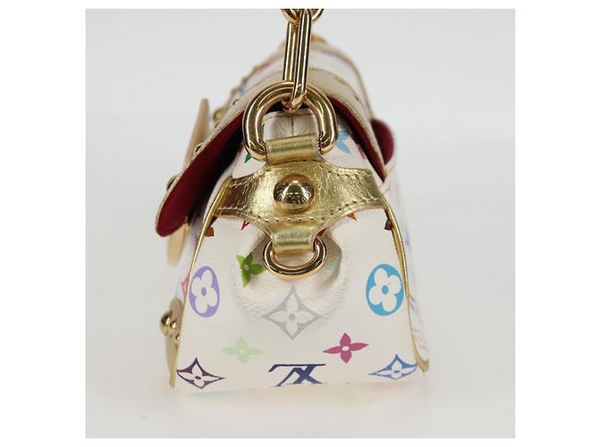 LOUIS VUITTON Schultertasche Marilyn Monogramm Multicolor Weiß M40206 Auth 138531SAV - Ansicht 3