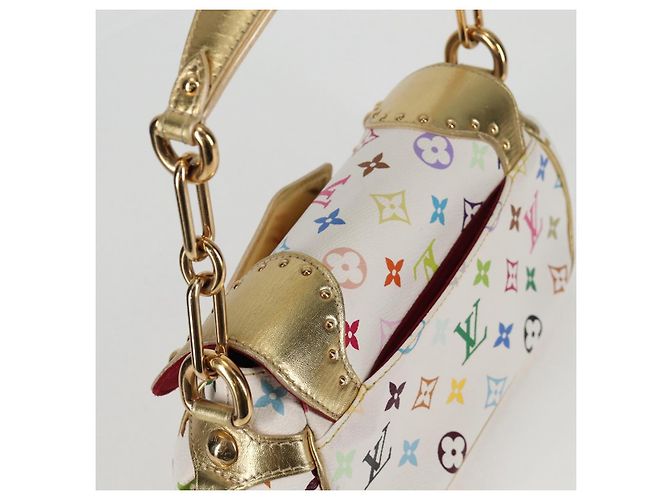 LOUIS VUITTON Schultertasche Marilyn Monogramm Multicolor Weiß M40206 Auth 138531SAV - Ansicht 6