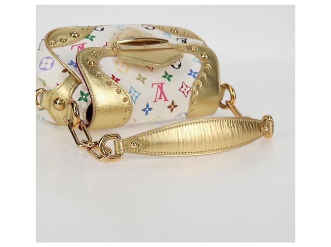 LOUIS VUITTON Schultertasche Marilyn Monogramm Multicolor Weiß M40206 Auth 138531SAV - Ansicht 7