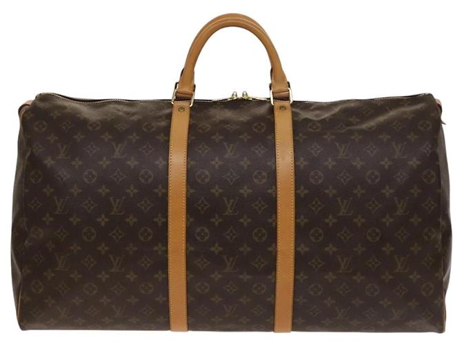 LOUIS VUITTON Borsa Boston Monogram Keepall 60 M41422 LV Auth 138729V Monogramma - vista 13