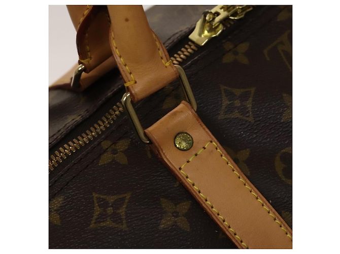 LOUIS VUITTON Borsa Boston Monogram Keepall 60 M41422 LV Auth 138729V Monogramma - vista 17