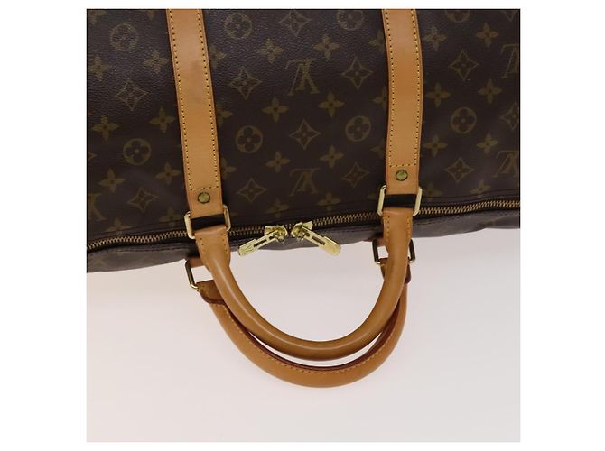 LOUIS VUITTON Borsa Boston Monogram Keepall 60 M41422 LV Auth 138729V Monogramma - vista 7