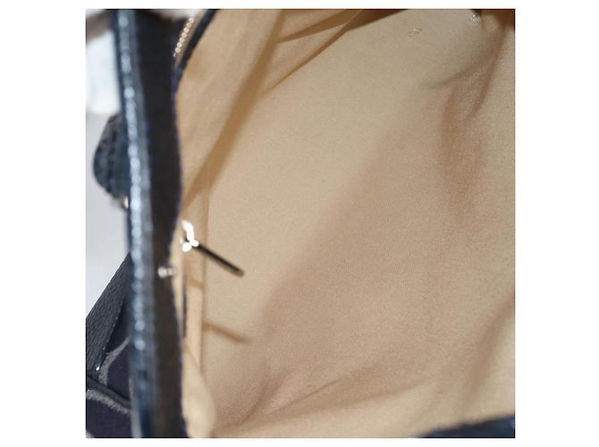 LOUIS VUITTON Cabas Vale Karakoram Bolsa de Mão Lã Marinha M95240 LV Auth 138949SAV Azul marinho - vista 10