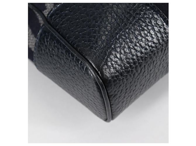 LOUIS VUITTON Cabas Vale Karakoram Bolsa de Mão Lã Marinha M95240 LV Auth 138949SAV Azul marinho - vista 16