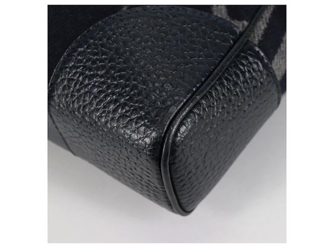 LOUIS VUITTON Cabas Vale Karakoram Bolsa de Mão Lã Marinha M95240 LV Auth 138949SAV Azul marinho - vista 17