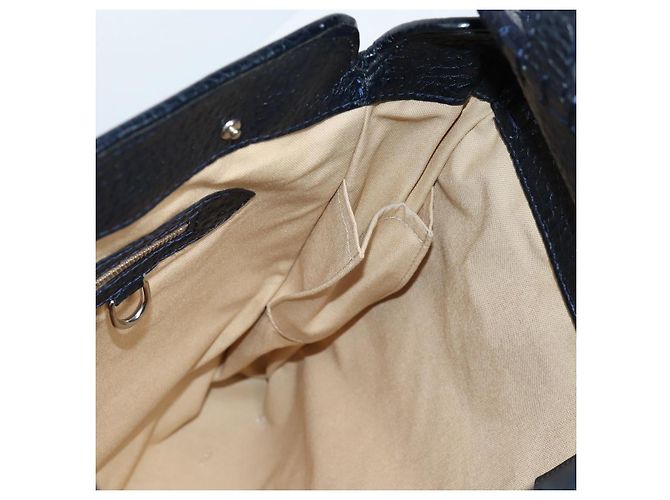 LOUIS VUITTON Cabas Vale Karakoram Bolsa de Mão Lã Marinha M95240 LV Auth 138949SAV Azul marinho - vista 19