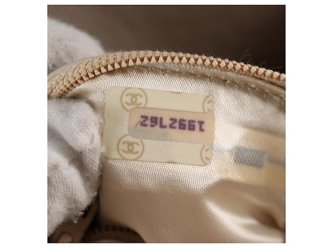 Borsa a Spalla CHANEL in Pelle di Agnello, Tonalità Oro, CC Auth 135116SM - vista 10