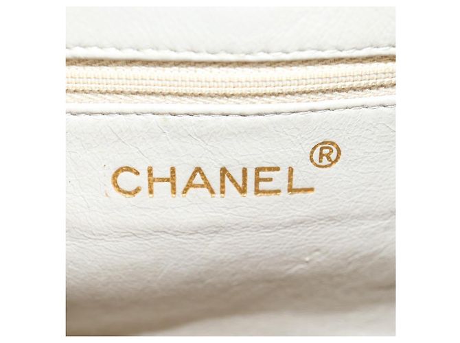 Borsa a Spalla CHANEL in Pelle di Agnello, Tonalità Oro, CC Auth 135116SM - vista 23
