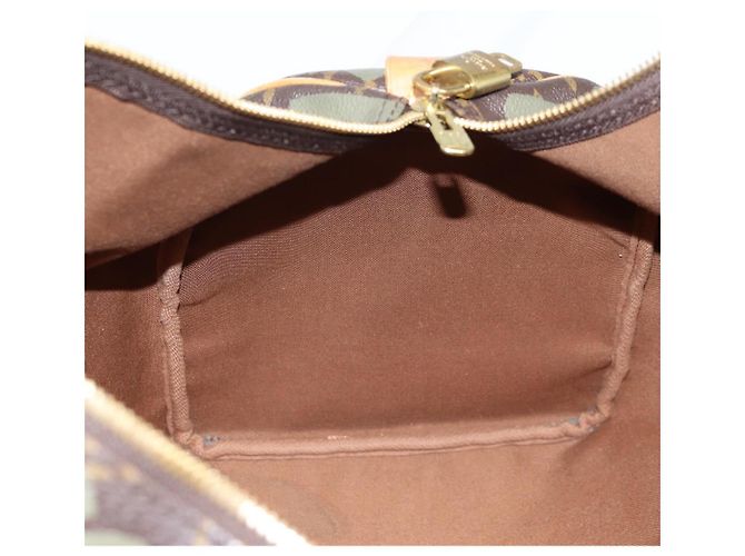 LOUIS VUITTON Monogram Graffiti Keepall 50 Borsa Boston Khaki M92196 Auth fm4841SAV Cachi - vista 22
