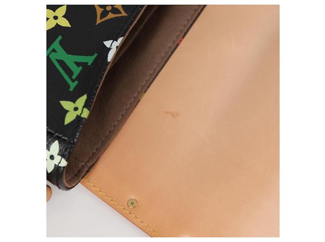 LOUIS VUITTON Bolsa de Ombro Sologne Monograma Multicolorido Preto M92639 Auth 138075SAV - vista 24