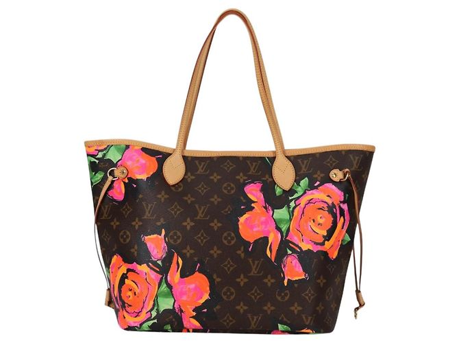 LOUIS VUITTON Monogram Rose Neverfull MM Borsa Tote M48613 LV Auth 135291SV Monogramma - vista 13