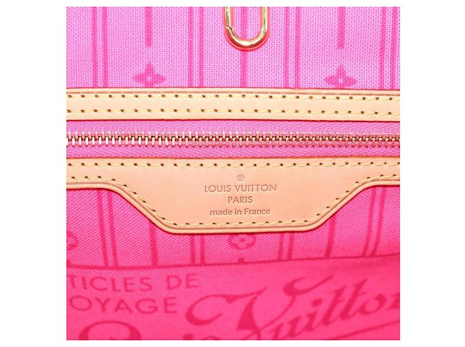 LOUIS VUITTON Monogram Rose Neverfull MM Borsa Tote M48613 LV Auth 135291SV Monogramma - vista 18