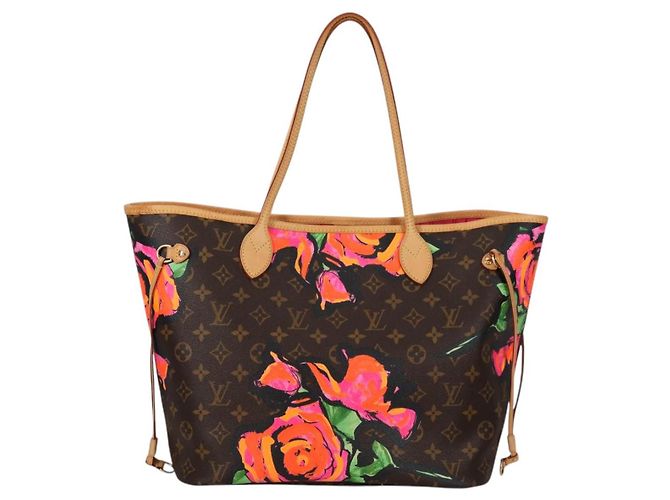 LOUIS VUITTON Monogram Rose Neverfull MM Borsa Tote M48613 LV Auth 135291SV Monogramma - vista 2