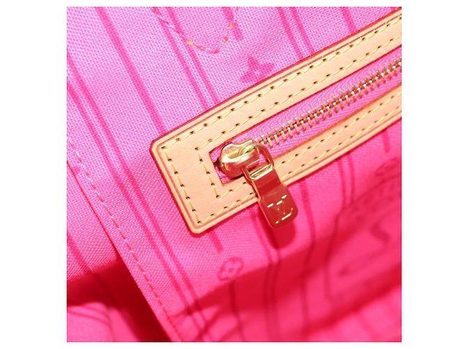 LOUIS VUITTON Monogram Rose Neverfull MM Borsa Tote M48613 LV Auth 135291SV Monogramma - vista 22