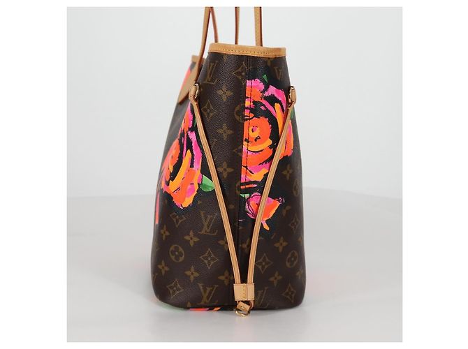 LOUIS VUITTON Monogram Rose Neverfull MM Borsa Tote M48613 LV Auth 135291SV Monogramma - vista 3