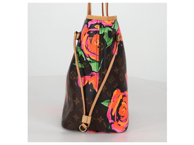 LOUIS VUITTON Monogram Rose Neverfull MM Borsa Tote M48613 LV Auth 135291SV Monogramma - vista 4