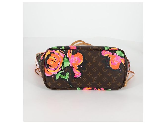 LOUIS VUITTON Monogram Rose Neverfull MM Borsa Tote M48613 LV Auth 135291SV Monogramma - vista 5