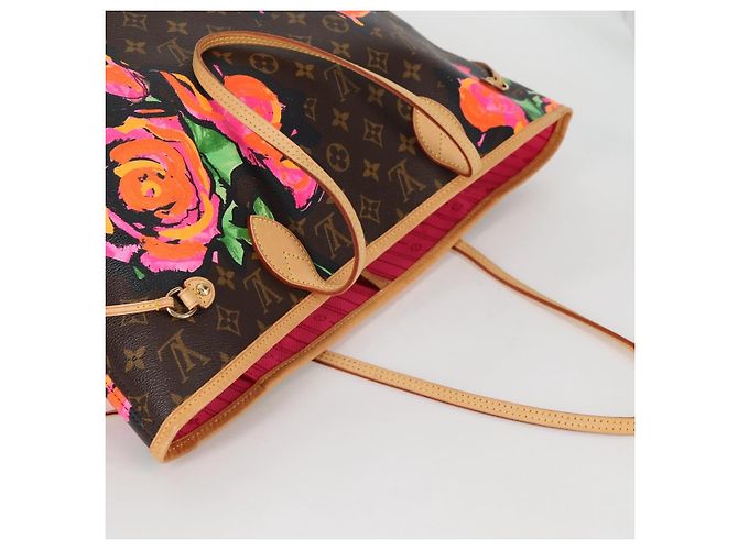LOUIS VUITTON Monogram Rose Neverfull MM Borsa Tote M48613 LV Auth 135291SV Monogramma - vista 6