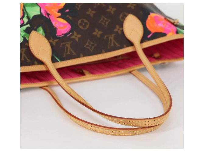 LOUIS VUITTON Monogram Rose Neverfull MM Borsa Tote M48613 LV Auth 135291SV Monogramma - vista 7
