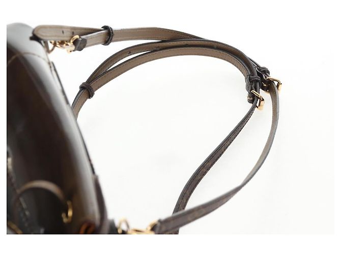 LOUIS VUITTON Zaino Hot Springs Monogram Vernis Khaki M54389 LV Auth BA5768V Cachi Monogramma - vista 17