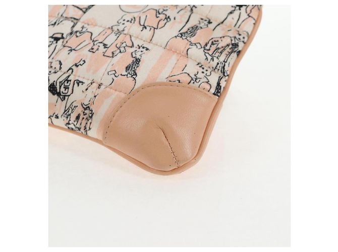 Borsa a spalla CHANEL con catena in seta rosa oro CC Auth 140122SAV D'oro - vista 18