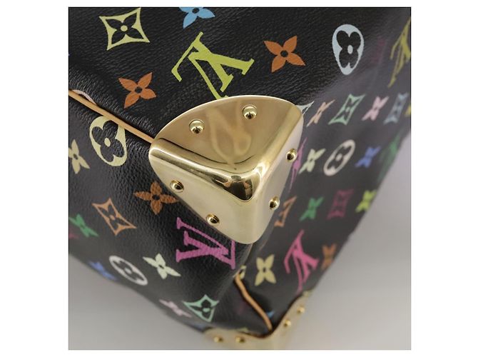 LOUIS VUITTON Handtasche Speedy 30 Monogram Multicolor Schwarz M92642 Auth 107987SAM - Ansicht 17