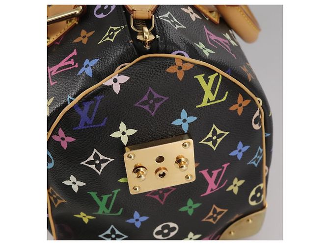 LOUIS VUITTON Handtasche Speedy 30 Monogram Multicolor Schwarz M92642 Auth 107987SAM - Ansicht 19
