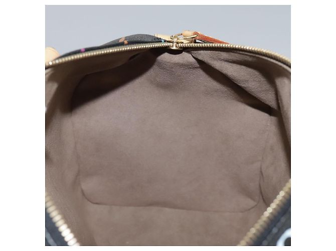LOUIS VUITTON Handtasche Speedy 30 Monogram Multicolor Schwarz M92642 Auth 107987SAM - Ansicht 21