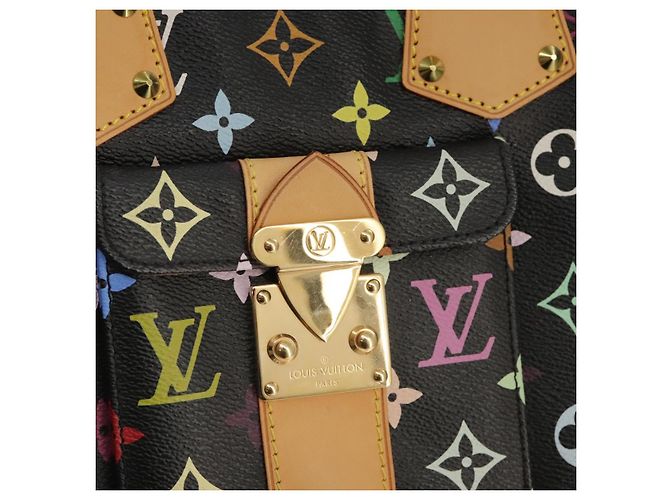LOUIS VUITTON Handtasche Speedy 30 Monogram Multicolor Schwarz M92642 Auth 107987SAM - Ansicht 24