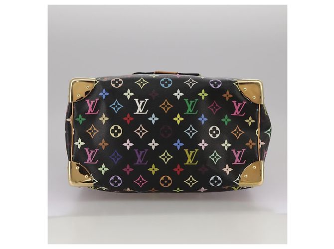 LOUIS VUITTON Handtasche Speedy 30 Monogram Multicolor Schwarz M92642 Auth 107987SAM - Ansicht 5
