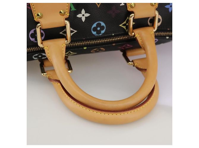LOUIS VUITTON Handtasche Speedy 30 Monogram Multicolor Schwarz M92642 Auth 107987SAM - Ansicht 7