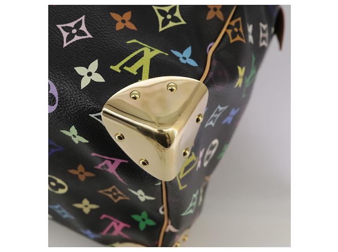 LOUIS VUITTON Handtasche Speedy 30 Monogram Multicolor Schwarz M92642 Auth 107987SAM - Ansicht 8