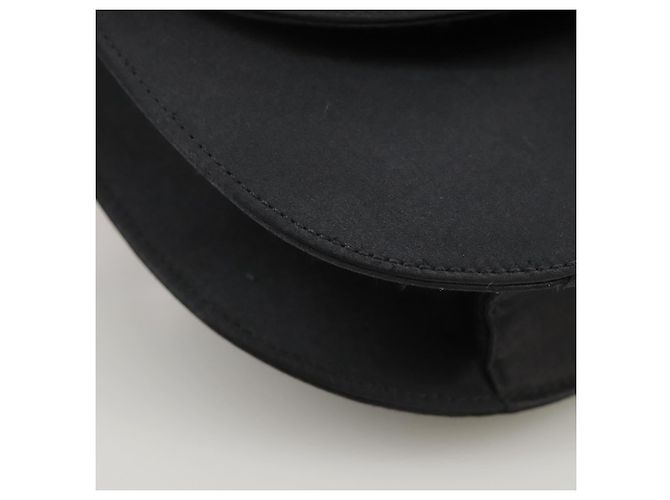 Céline Borsa a Mano CELINE Satin 2way Nera Auth 107980SM Nero - vista 15