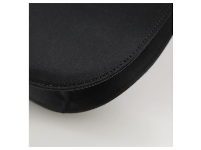 Céline Borsa a Mano CELINE Satin 2way Nera Auth 107980SM Nero - vista 17