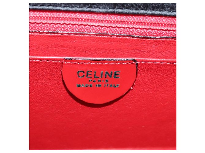 Céline Borsa a Mano CELINE Satin 2way Nera Auth 107980SM Nero - vista 19
